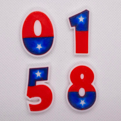 Jersey Number - Patriotic